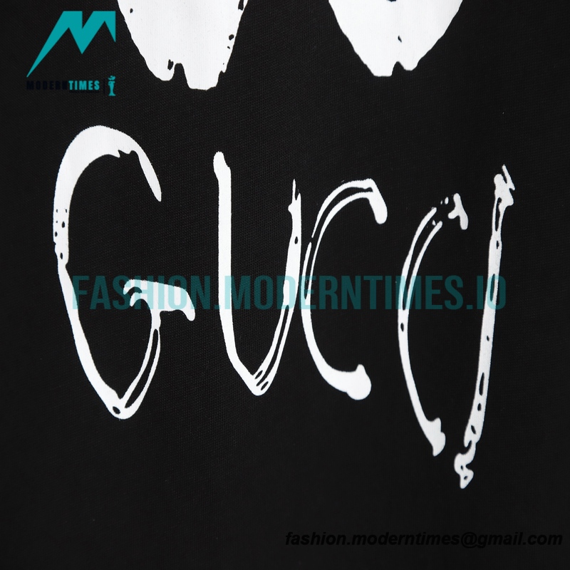 Balenciaga - Gucci Embroidered Graffiti Print Short Sleeve