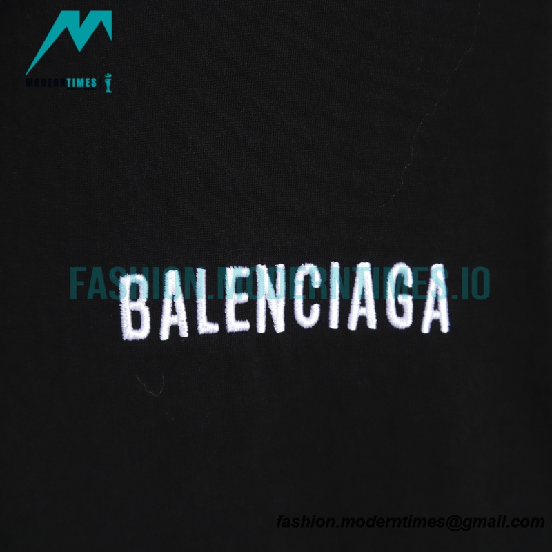 Balenciaga - 23SS Earth Embroidery Short Sleeve T-shirt