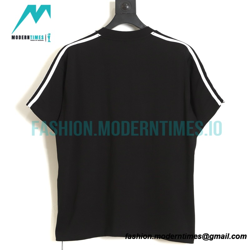 Balenciaga - Adidas 22SS Co-branded Clover Webbing Short Sleeve T-shirt