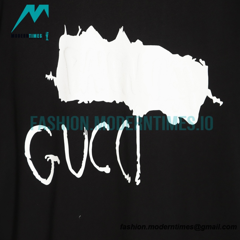 Balenciaga - Gucci Painted Print Short Sleeve