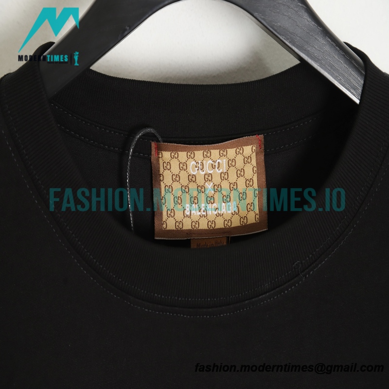 Balenciaga - Gucci Painted Print Short Sleeve