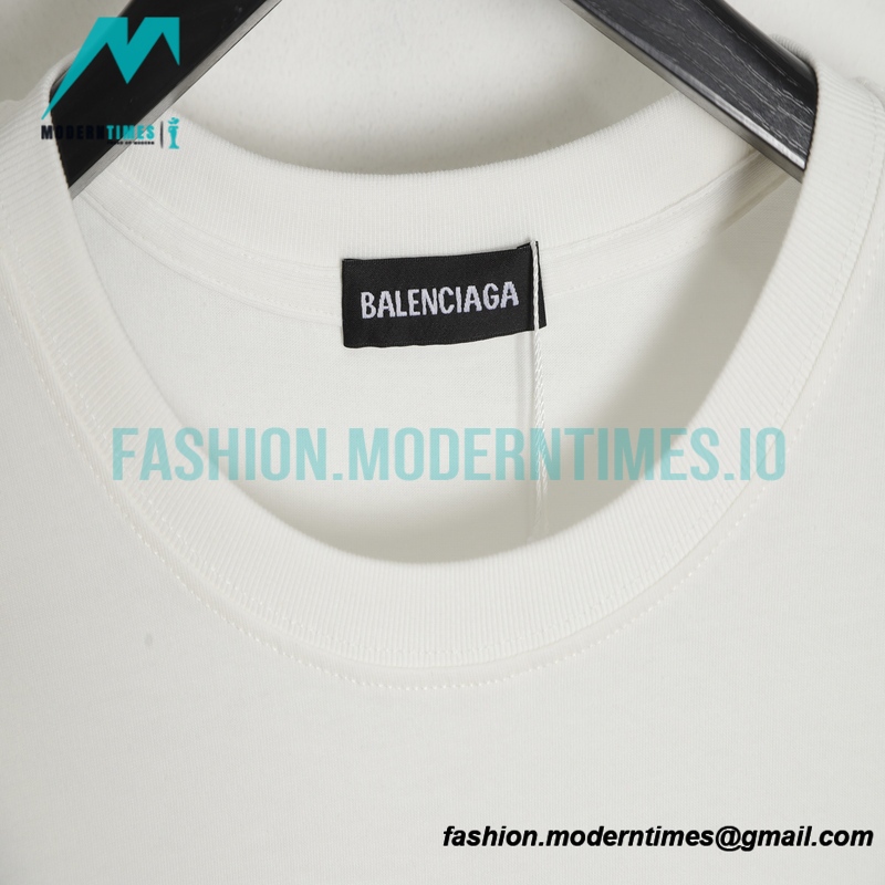 Balenciaga - 23SS Embroidered Short Sleeve T-shirt