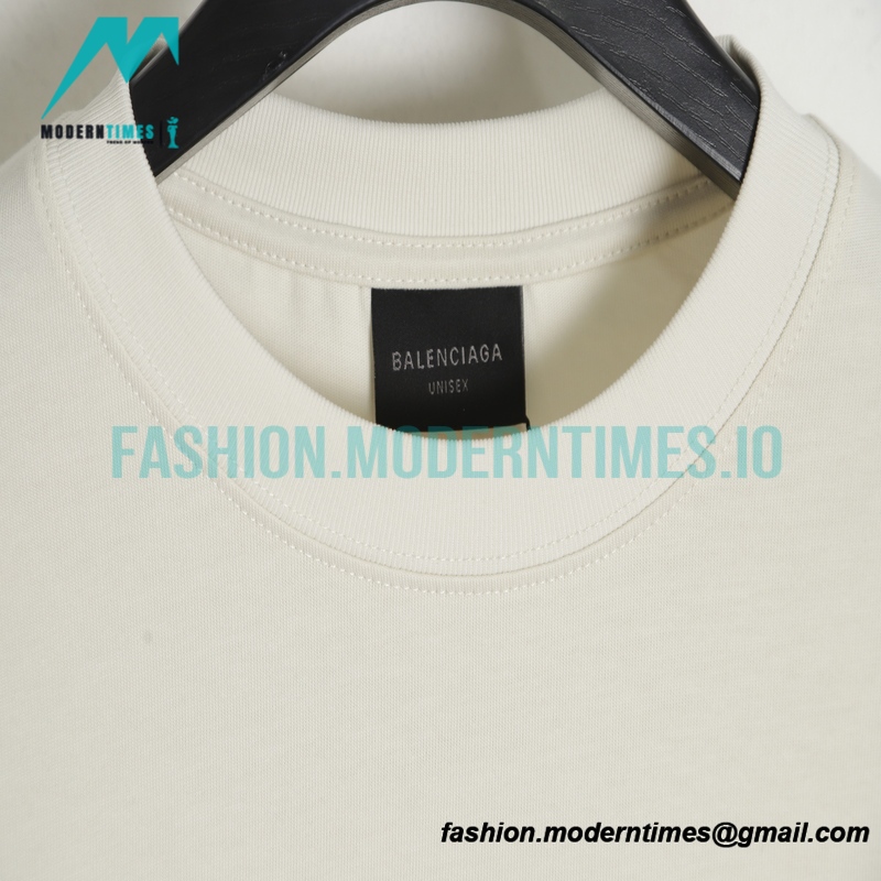 Balenciaga - Embroidered Small Logo Short Sleeve T-shirt