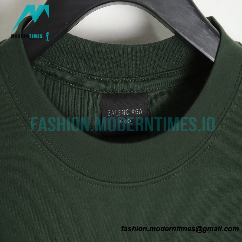 Balenciaga - Embroidered Small Logo Short Sleeve T-shirt
