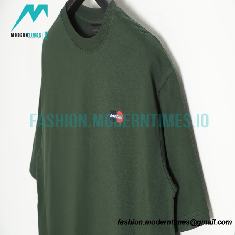 Balenciaga - Embroidered Small Logo Short Sleeve T-shirt