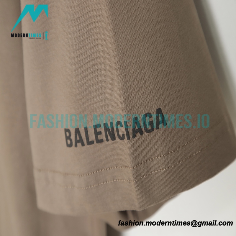 Balenciaga - Wheat Grain Printed Short Sleeve T-shirt