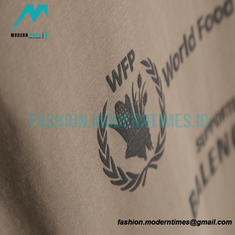 Balenciaga - Wheat Grain Printed Short Sleeve T-shirt