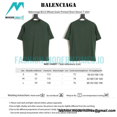 Balenciaga - Wheat Grain Printed Short Sleeve T-shirt