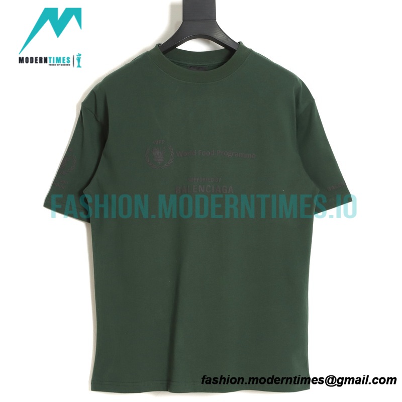 Balenciaga - Wheat Grain Printed Short Sleeve T-shirt