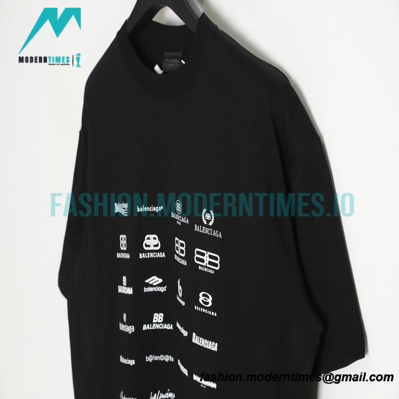 Balenciaga - 23SS Full Print Short Sleeve T-shirt