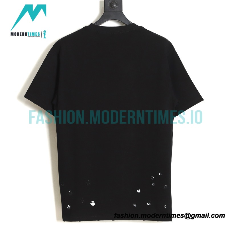 Balenciaga - Flame Lightning Split Letter Print Short Sleeve