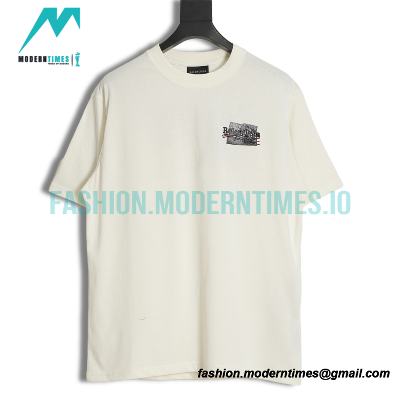 Balenciaga - 23SS Pressed Glue Coke Short Sleeve T-shirt