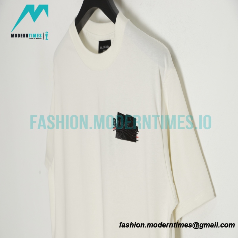 Balenciaga - 23SS Pressed Glue Coke Short Sleeve T-shirt