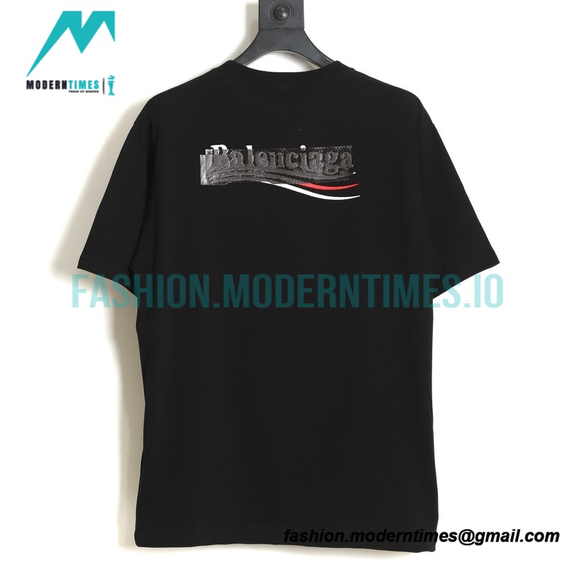 Balenciaga - 23SS Pressed Glue Coke Short Sleeve T-shirt