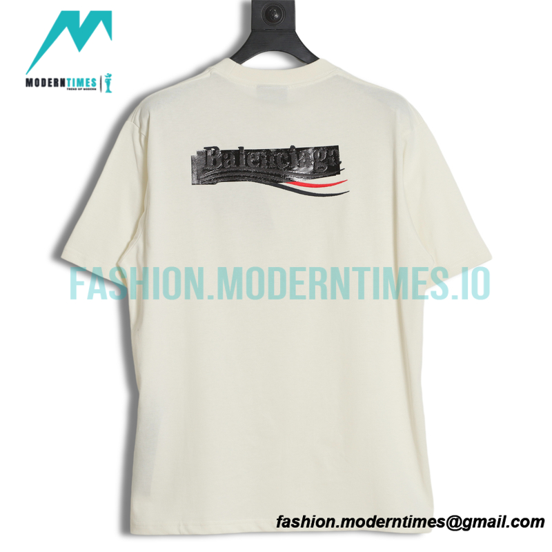 Balenciaga - 23SS Pressed Glue Coke Short Sleeve T-shirt