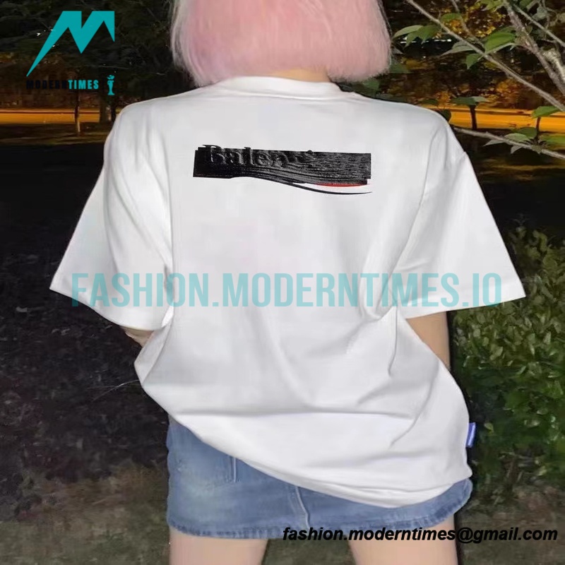 Balenciaga - 23SS Pressed Glue Coke Short Sleeve T-shirt