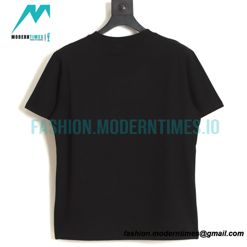  Balenciaga - Gucci Chest Embroidered Short Sleeve 
