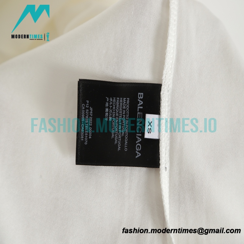 Balenciaga - Gradient Letter Print Short Sleeve T-shirt