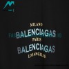 Balenciaga - Gradient Letter Print Short Sleeve T-shirt