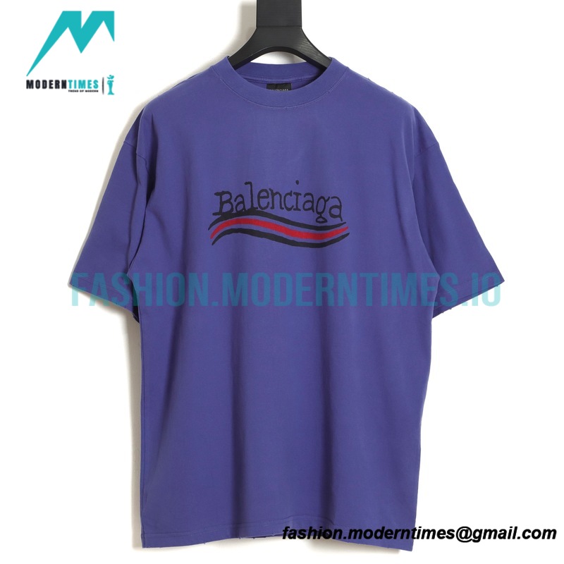 Balenciaga - Cola Graffiti Print Short Sleeve T-shirt