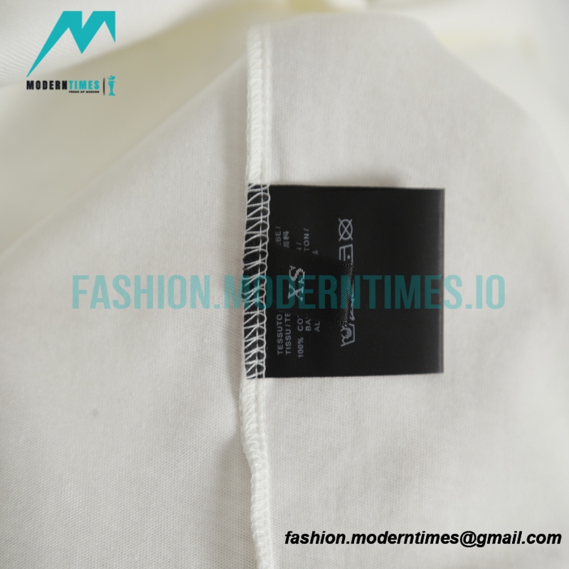 Balenciaga - Embroidered Letter Short Sleeve T-shirt