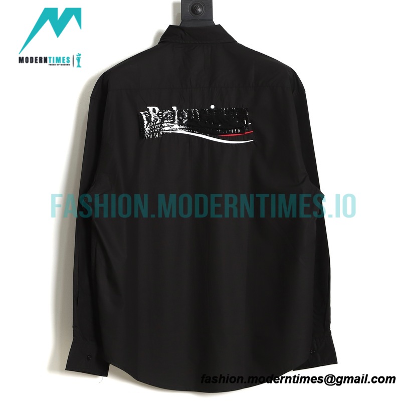 Balenciaga - 22FW Tape Coke Long Sleeve Shirt