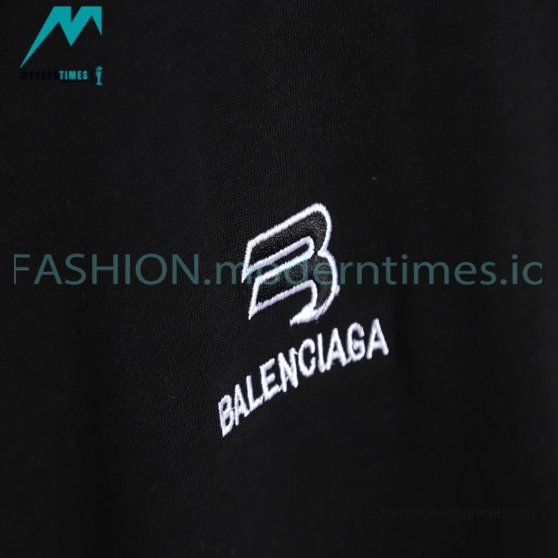 Balenciaga - 23SS Double Hook Stitching Short Sleeve T-shirt