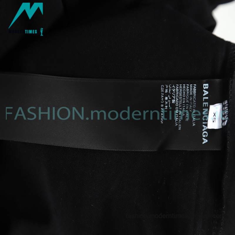 Balenciaga - 23SS Double Hook Stitching Short Sleeve T-shirt