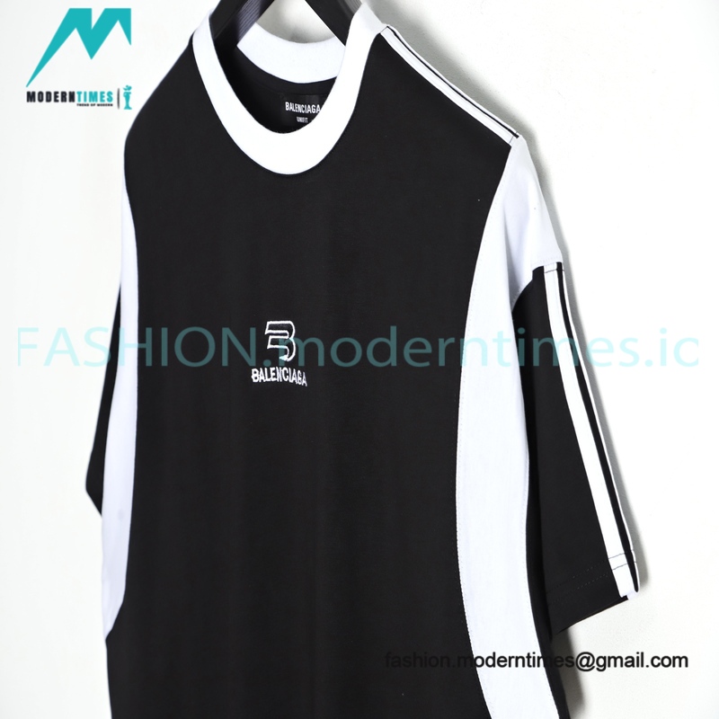 Balenciaga - 23SS Double Hook Stitching Short Sleeve T-shirt
