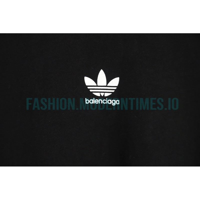 Balenciaga - Adidas 23FW Clover Co-branded  Webbing Long Sleeve T-shirt