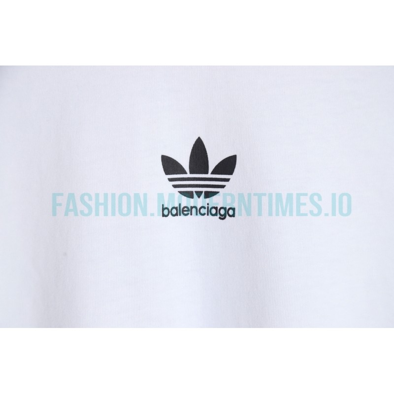 Balenciaga - Adidas 23FW Clover Co-branded  Webbing Long Sleeve T-shirt