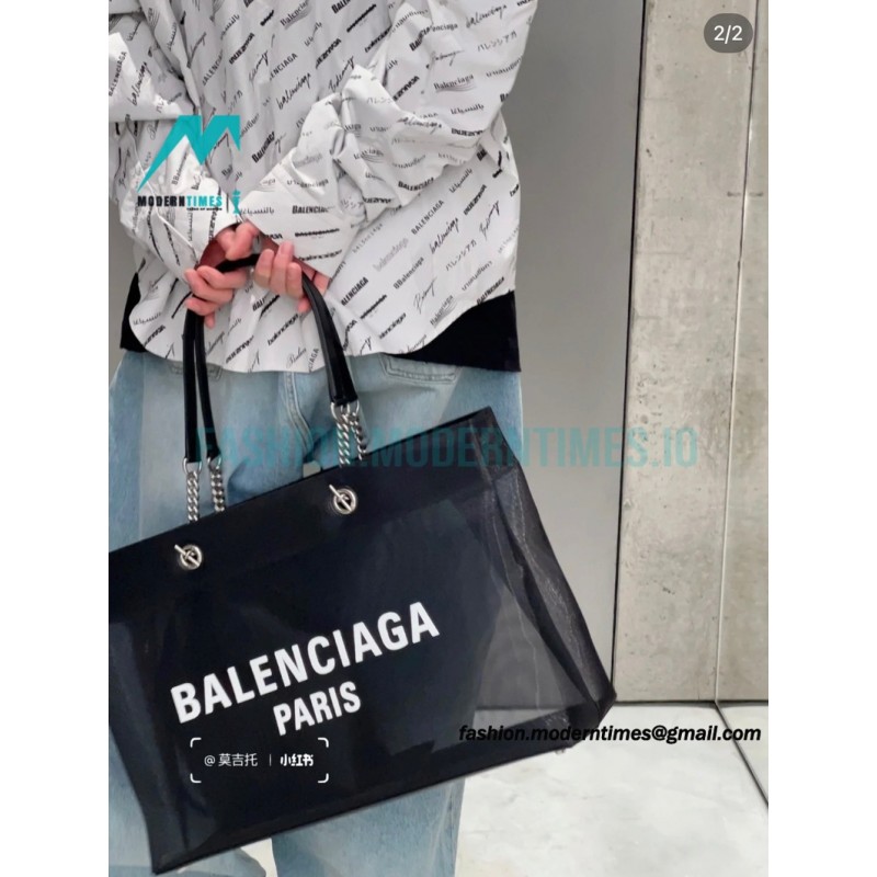 Balenciaga - 23GW Full Logo Signature Shirt