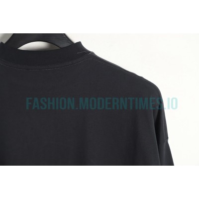 Balenciaga - 23FW Patch Printed Embroidered Alphabet Long Sleeve T-shirt