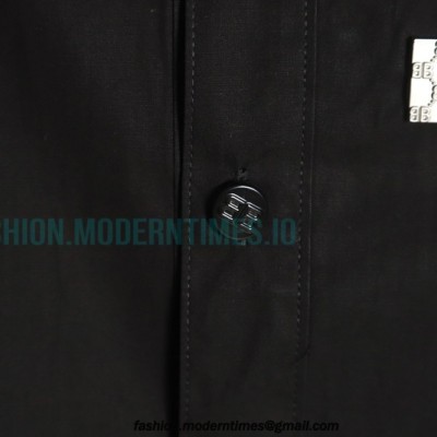 Balenciaga - Chest Double B Patch Long Sleeve Shirt