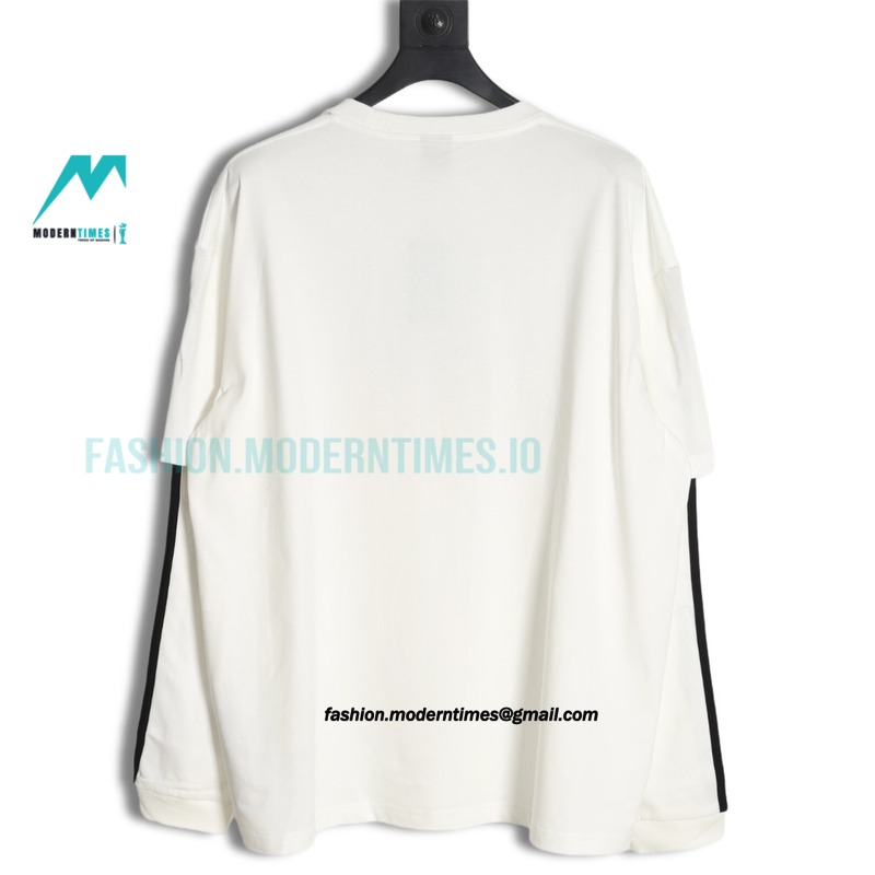 Balenciaga - Adidas Co-branded 22Fw Embroidery Fake Two Long Sleeves