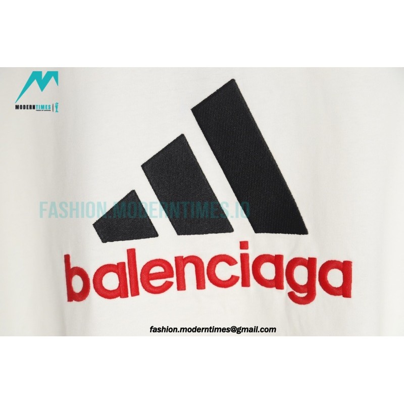 Balenciaga - Adidas Co-branded 22Fw Embroidery Fake Two Long Sleeves