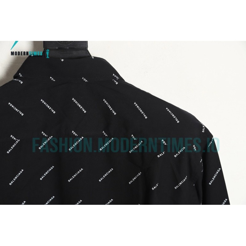 Balenciaga - 23SS Long-sleeved Shirt With Small Letters Full Of Bullets