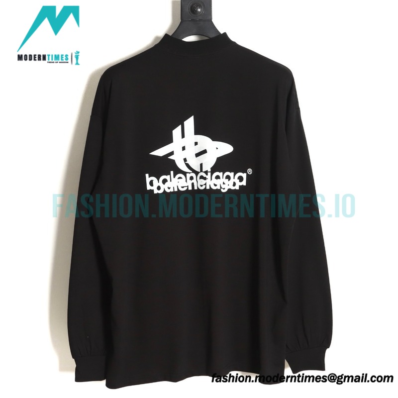 Balenciaga - 23SS Overlapping Letter Long Sleeve T-shirt