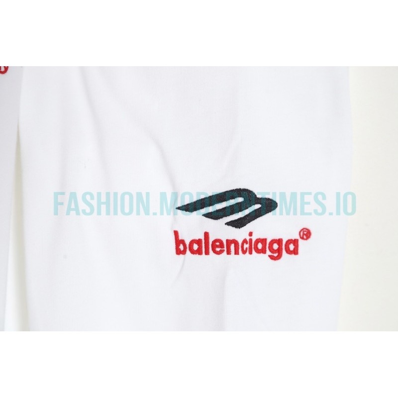 Balenciaga - 23FW 3M Embroidered Long Sleeve T-shirt