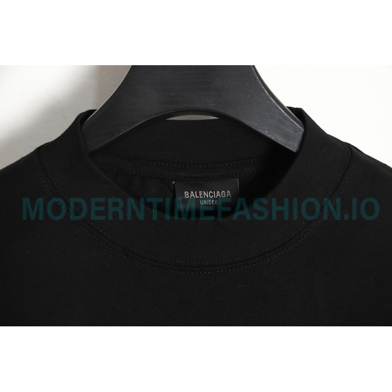 Balenciaga - 23Fw One-piece Seamless Embroidery Website Long Sleeve T-shirt