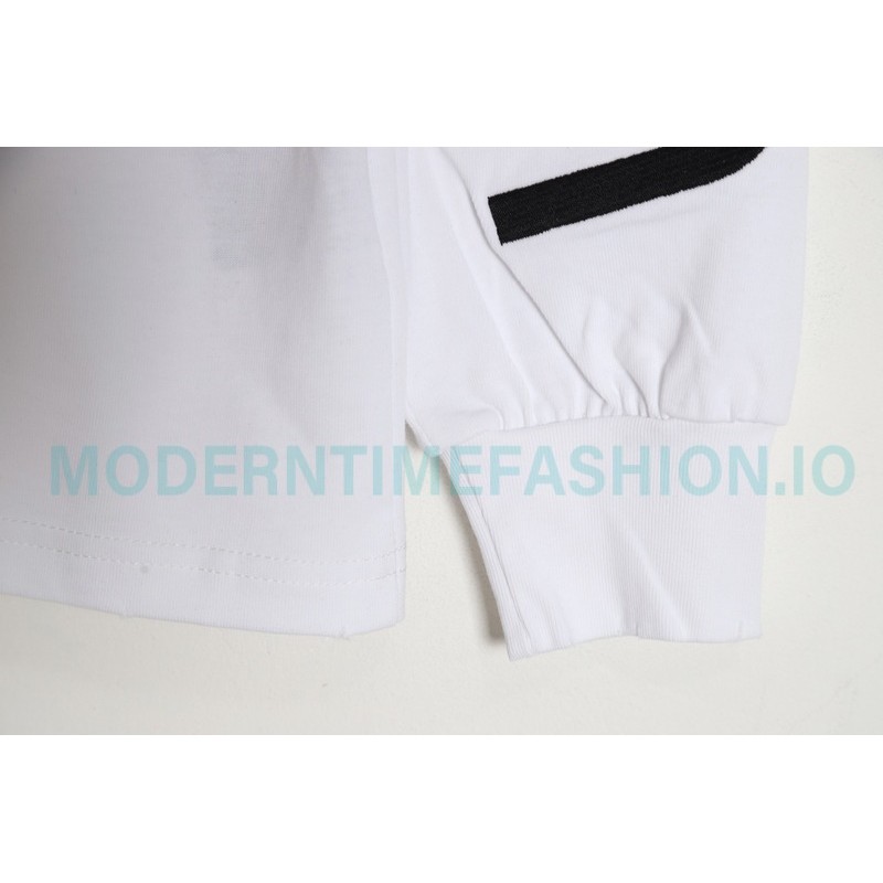 Balenciaga - 23Fw One-piece Seamless Embroidery Website Long Sleeve T-shirt