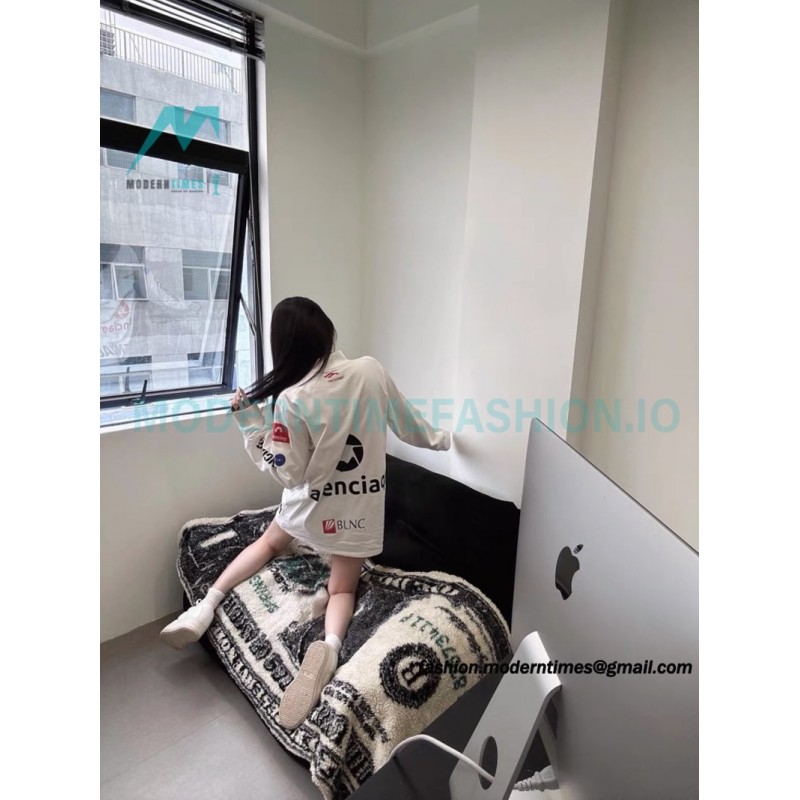 Balenciaga - 23SS Multi-element Print Full Label Long T-shirt