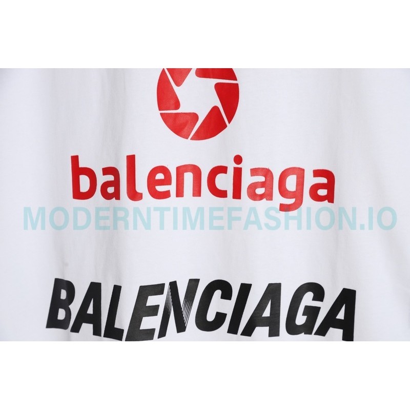 Balenciaga - 23SS Multi-element Print Full Label Long T-shirt
