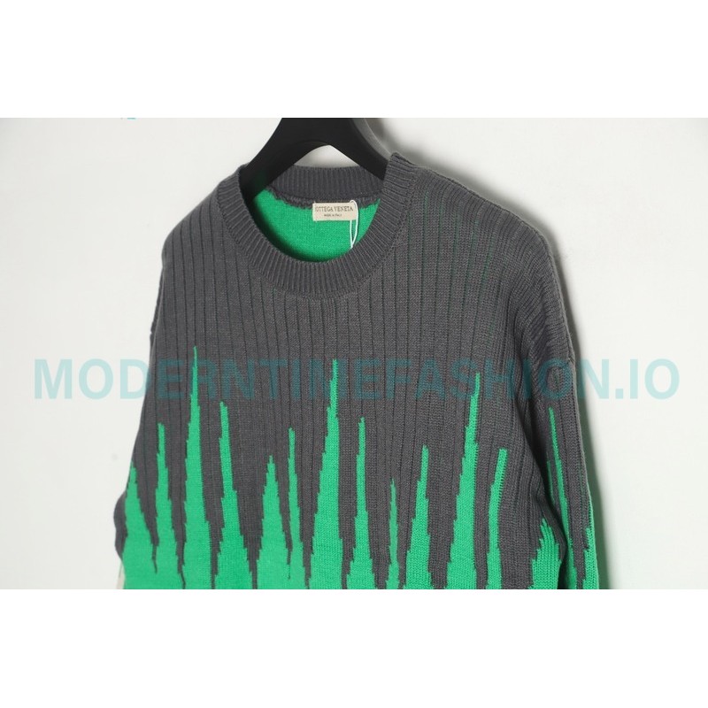 Bottega Veneta - 23ss Patchwork Crewneck Sweater