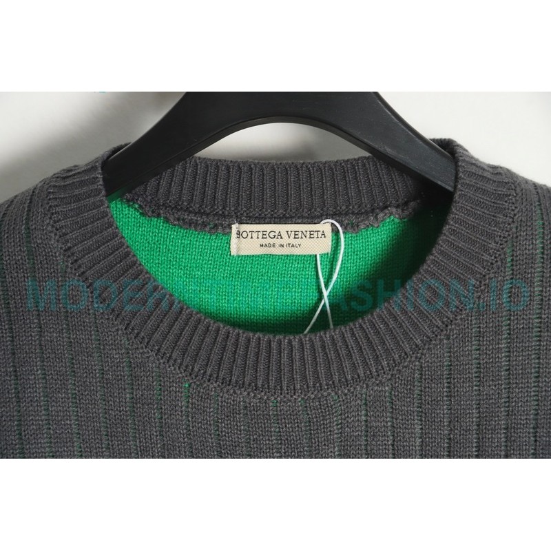 Bottega Veneta - 23ss Patchwork Crewneck Sweater