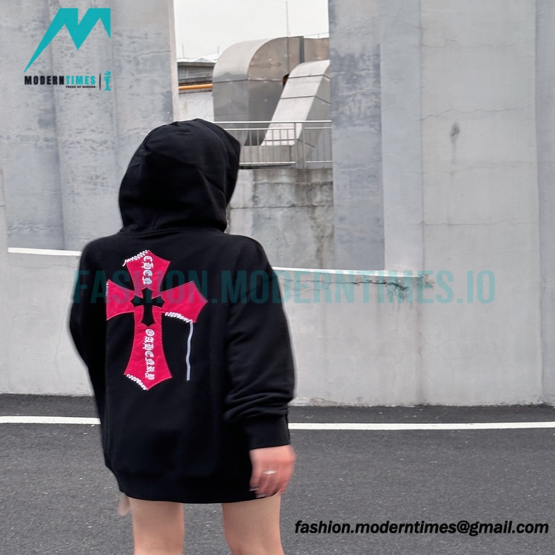 Chrome Hearts - 23FW Stitched Cross Hoodie