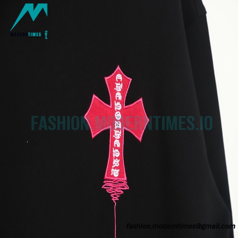 Chrome Hearts - 23FW Stitched Cross Hoodie
