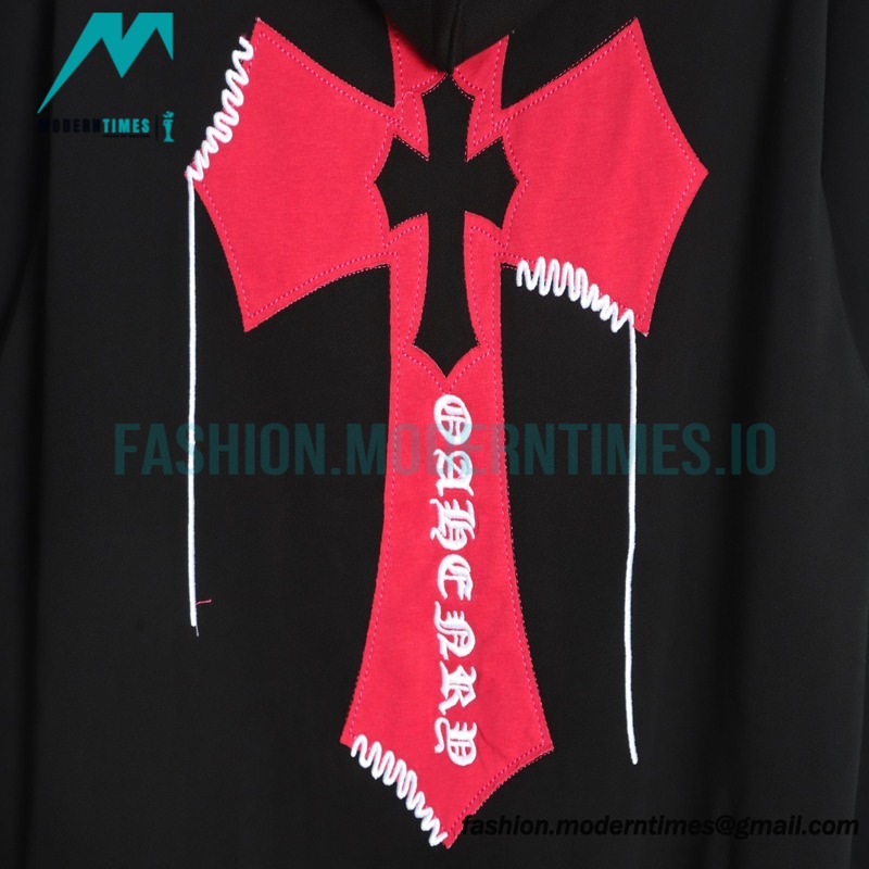Chrome Hearts - 23FW Stitched Cross Hoodie