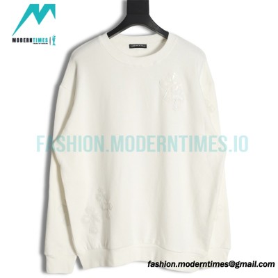 Chrome Hearts - Leather Label Crew-neck Hoodie
