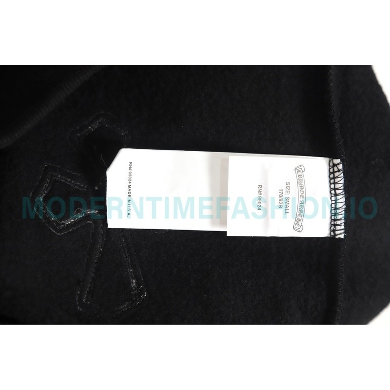 Chrome Hearts - Leather Label Crew-neck Hoodie